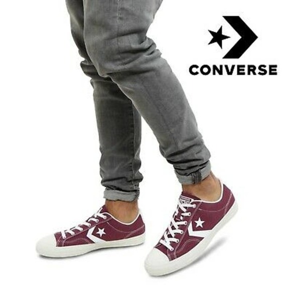 Converse One Star Player OX Dark Burgundy Shoes Unisex - Picture 2 of 10